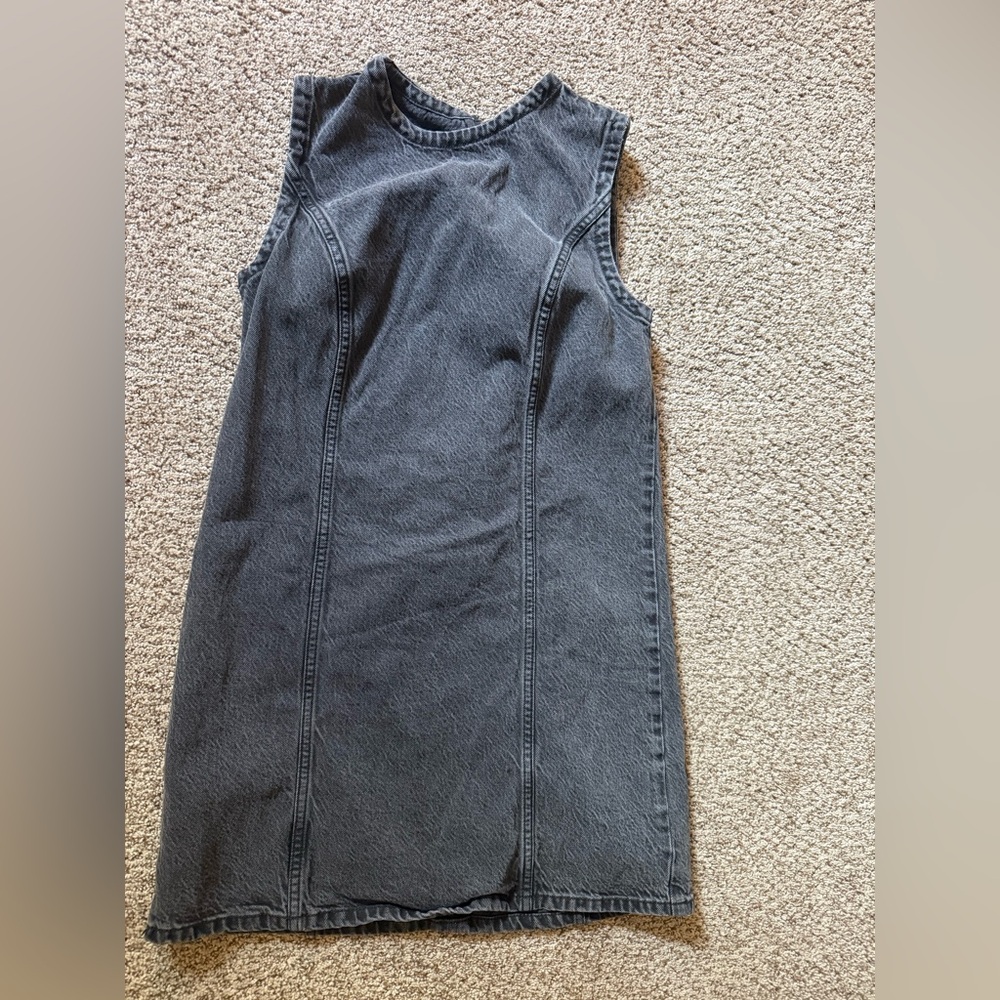 Abercrombie & Fitch Charcoal Denim Dress